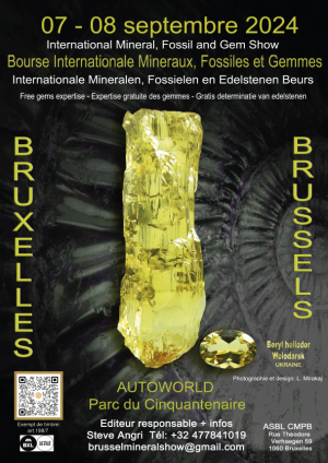 07 – 08 septembre 2024 - Bourse Internationale Mineraux, Fossiles et GemmesDécoration d'intérieurs ÉVÈNEMENTS 2024